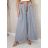 Nohavice dlhé letné s opaskom dámske (S/M/L ONE SIZE) TALIANSKA MÓDA IMD25151