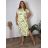 Šaty dlhé letné krátky rukáv dámske nadrozmer MERY (42/44/46 ONE SIZE) TALIANSKA MÓDA IMWHD252371