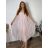 Sukně dlouhá dámská TINA  (S/M/L ONE SIZE) ITALSKá MóDA IMSM25TINA/DUR S/M/L béžová