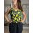 Tílko letní květované, puntík a citronky lemon dámské nadrozměr SUMMER (M/L/XL ONE SIZE) ITALSKÁ MÓDA IMM25M0711XL/DUR M/L/XL bílá
