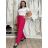 Kalhoty dlouhé letní dámské BETA (S/M/L ONE SIZE) ITALSKÁ MÓDA IM425463