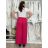 Kalhoty dlouhé letní dámské BETA (S/M/L ONE SIZE) ITALSKÁ MÓDA IM425463