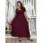 Šaty dlouhé letní žebrované krátký rukáv dámské Maria-M (XS/S/M/L ONE SIZE) ITALSKÁ MÓDA IMSM25128/DUR -   světle zelená -   S/M/L