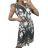 Šaty elegantní icecool bez rukávu dámské (M/L, XL/2XL) AINUOSI  ITALSKÁ MODA IMB237750/DU M/L bílá