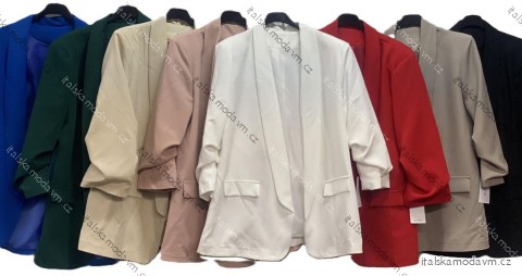 Sako elegantný dlhý rukáv dámske (S/M/L ONE SIZE) TALIANSKA MÓDA IMC25328