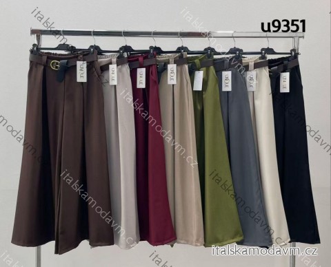 Nohavice dlhé s opaskom dámske (S/M/L ONE SIZE) TALIANSKA MÓDA IMM25M9351