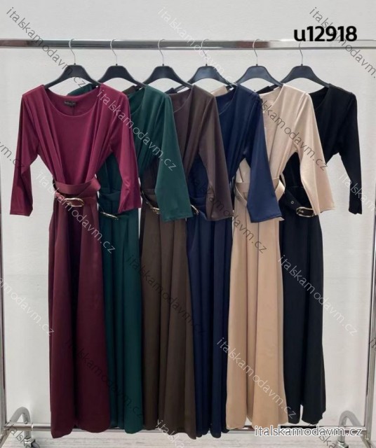Šaty dlhý rukáv dámske (XS/S/M ONE SIZE) TALIANSKA MÓDA IMM25M12918A
