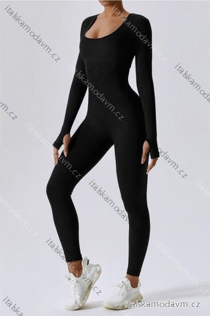 Overal dlouhý dlouhý rukáv dámský (XS/S/M ONE SIZE) ITALSKÁ MÓDA IMM25M2989