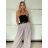 Kalhoty elegantní s páskem dámské (S/M/L ONE SIZE) ITALSKÁ MÓDA IMPLI2517303