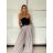 Kalhoty elegantní s páskem dámské (S/M/L ONE SIZE) ITALSKÁ MÓDA IMPLI2517303