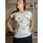 Tričko krátký rukáv dámské LUCY (S/M/L ONE SIZE) ITALSKÁ MÓDA IMM25M299H-2/DU S/M/L bílá