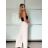 Kalhoty dlouhé letní s páskem dámské (S/M/L ONE SIZE) ITALSKÁ MÓDA IMM25M12297/DU -   Černá -   S/M/L