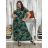 Šaty dlouhé letní krátký rukáv dámské LUSISA (S/M/L ONE SIZE) ITALSKÁ MÓDA IMPEM2555620-5/DUR S/M/L tmavě modrá