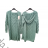 Cardigan pletený dlouhý rukáv dámský (S/M/L ONE SIZE) ITALSKÁ MÓDA IMPLI253091