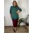 Cardigan dlhý rukáv dámsky nadrozmer FINA (46/48/50 ONE SIZE) TALIANSKA MÓDA IMSM24ROMA