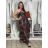 Šaty dlhé letné na ramienka dámske LOLA (S/M/L ONE SIZE) TALIANSKA MÓDA IMPEM2455618/DUR S/M/L zelená