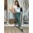 Kalhoty strečové dlouhé dámské (S/M/L ONE SIZE) ITALSKá MODA IM4240137/DUR tm. fuchsiová S/M/L