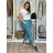 Kalhoty strečové dlouhé dámské (S/M/L ONE SIZE) ITALSKá MODA IM4240137/DUR tm. fuchsiová S/M/L