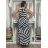 Šaty dlouhé letní bez rukávů dámské BENNY (S/M/L ONE SIZE) ITALSKÁ MÓDA IMM25M29421/DU S/M/L bílá