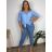 Košeľa predĺžená 3/4 dlhý rukáv dámske nadrozmer (40/42/44 onesize) TALIANSKA MODA IM424557