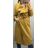 Kabát flaušový dlouhý dámský (S/M/L ONE SIZE ) ITALSKá MODA IMC17324/DUR S/M/L béžová