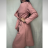Kabát flaušový dlouhý dámský (S/M/L ONE SIZE ) ITALSKá MODA IMC17324/DUR S/M/L béžová