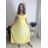 Šaty dlhé voľnočasové krátky rukáv dámske (XS/S/M ONE SIZE) TALIANSKA MÓDA IMD2525369
