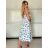 Šaty letní na ramínka dámské (XS/S/M ONE SIZE) ITALSKÁ MÓDA IMWCN251858/DU -   červená -   S/M