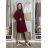 Cardigan  s kapucí dlouhý rukáv dámský nadrozměr (42/44/46 ONE SIZE) ITALSKÁ MÓDA IMSM251132/DR 42/44/46 modrá petrolejová