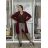 Cardigan  s kapucí dlouhý rukáv dámský nadrozměr (42/44/46 ONE SIZE) ITALSKÁ MÓDA IMSM251132/DR 42/44/46 modrá petrolejová