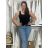 Tielko letné dámske (S/M/L ONE SIZE) TALIANSKÁ MÓDA IM319362/DUR čierna S / M / /L
