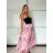 Sukně dlouhá šifonová dámská (XS/S/M ONE SIZE) ITALSKÁ MÓDA IMWCH251325/DU -   fialová -   S/M