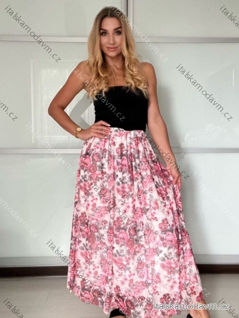 Sukně dlouhá šifonová dámská (XS/S/M ONE SIZE) ITALSKÁ MÓDA IMWCH251325/DU