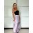 Sukně dlouhá šifonová dámská (XS/S/M ONE SIZE) ITALSKÁ MÓDA IMWCH251325/DU -   fialová -   S/M