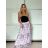 Sukně dlouhá šifonová dámská (XS/S/M ONE SIZE) ITALSKÁ MÓDA IMWCH251325/DU -   fialová -   S/M