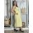 Šaty dlouhé volnočasové letní bez rukávu dámské (S/M/L ONE SIZE) ITALSKÁ MÓDA IMWBR252310/DUR S/M/L žlutá