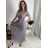 Šaty dlouhé elegantní icecool bez rukávu dámské (M/L, XL/XXL) AINUOSI   ITALSKÁ MODA IMB229927 světle růžová M/L