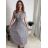 Šaty dlouhé elegantní icecool bez rukávu dámské (M/L, XL/XXL) AINUOSI   ITALSKÁ MODA IMB229927 světle růžová M/L