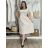Šaty dlouhé letní oversize krátký rukáv dámské (S/M/L ONE SIZE) ITALSKÁ MÓDA IMWAD251395/DU S/M/L hnědá