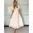 Šaty dlouhé elegantní letní krátký rukáv dámské SIREINA (S/M/L ONE SIZE) ITALSKÁ MÓDA IMPOC256565/DUR S/M/L béžová