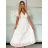 Šaty dlouhé elegantní letní krátký rukáv dámské SIREINA (S/M/L ONE SIZE) ITALSKÁ MÓDA IMPOC256565/DUR S/M/L béžová