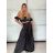 Súprava elegantný top krátky rukáv a nohavice dlhé dámske VERONA (S/M/L ONE SIZE) TALIANSKA MÓDA IMPOC2510102 S/M/L svetlo mintová