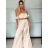 Súprava elegantný top krátky rukáv a nohavice dlhé dámske VERONA (S/M/L ONE SIZE) TALIANSKA MÓDA IMPOC2510102 S/M/L svetlo mintová