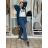 Cardigan pletený teplý dlouhý rukáv dámský (S/M/L ONE SIZE) ITALSKÁ MÓDA IMD221886