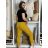 Kalhoty strečové dlouhé dámské (S/M/L ONE SIZE) ITALSKá MODA IM4240137/DUR tm. fuchsiová S/M/L