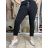 Kalhoty strečové dámské KNOCK (S/M/L ONE SIZE) ITALSKÁ MÓDA IMC25324/DU S/M/L Černá