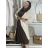 Cardigan pletený dlouhý rukáv dámský ANDY (XS/S/M/L/XL ONE SIZE) ITALSKÁ MÓDA IMD22899/DUR S/M/L tmavě hnědá