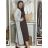 Cardigan pletený dlouhý rukáv dámský ANDY (XS/S/M/L/XL ONE SIZE) ITALSKÁ MÓDA IMD22899/DUR S/M/L tmavě hnědá