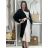Cardigan pletený dlouhý rukáv dámský ANDY (XS/S/M/L/XL ONE SIZE) ITALSKÁ MÓDA IMD22899/DUR S/M/L tmavě hnědá