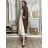 Cardigan pletený dlouhý rukáv dámský ANDY (XS/S/M/L/XL ONE SIZE) ITALSKÁ MÓDA IMD22899/DUR S/M/L tmavě hnědá